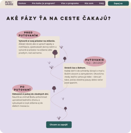 ukazka vytvoreneho webu pocas praxe v&nbsp;ezenach